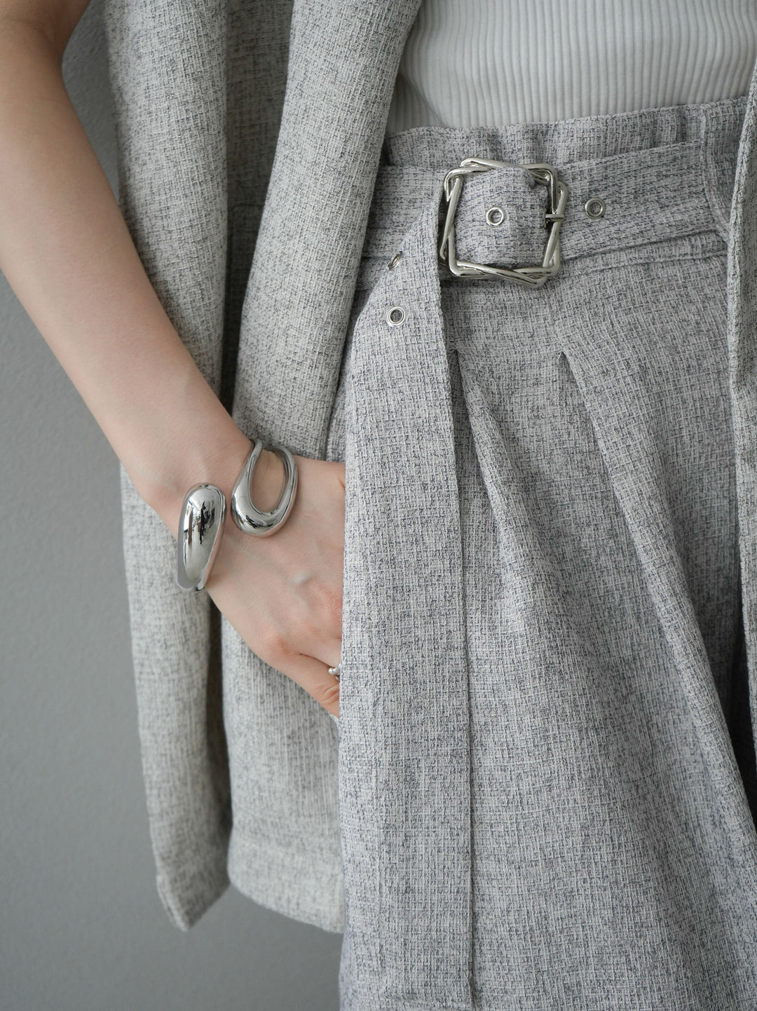 [SET]フラワーフォトビッグTシャツ+選べるアクセセット(2set)