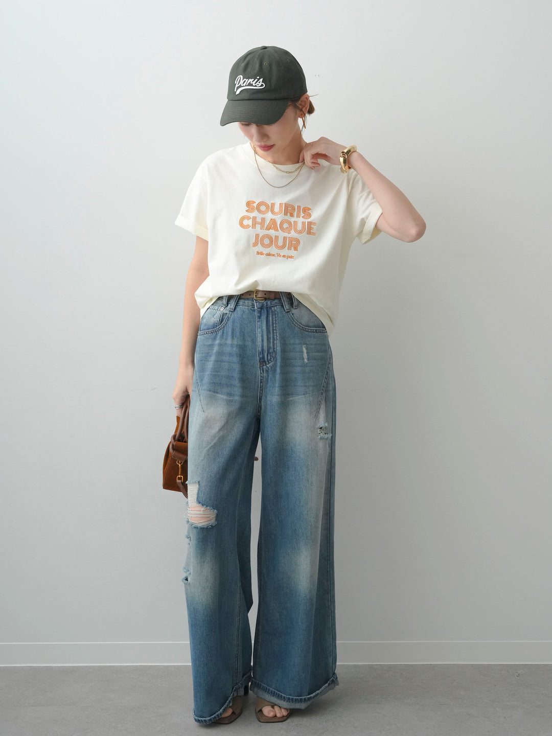 【套裝】Logo刺繡T卹+Logo刺繡T卹（2件組）