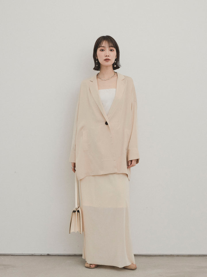 [SET]マットサテンジャケット+マットサテンジャケット(2set)