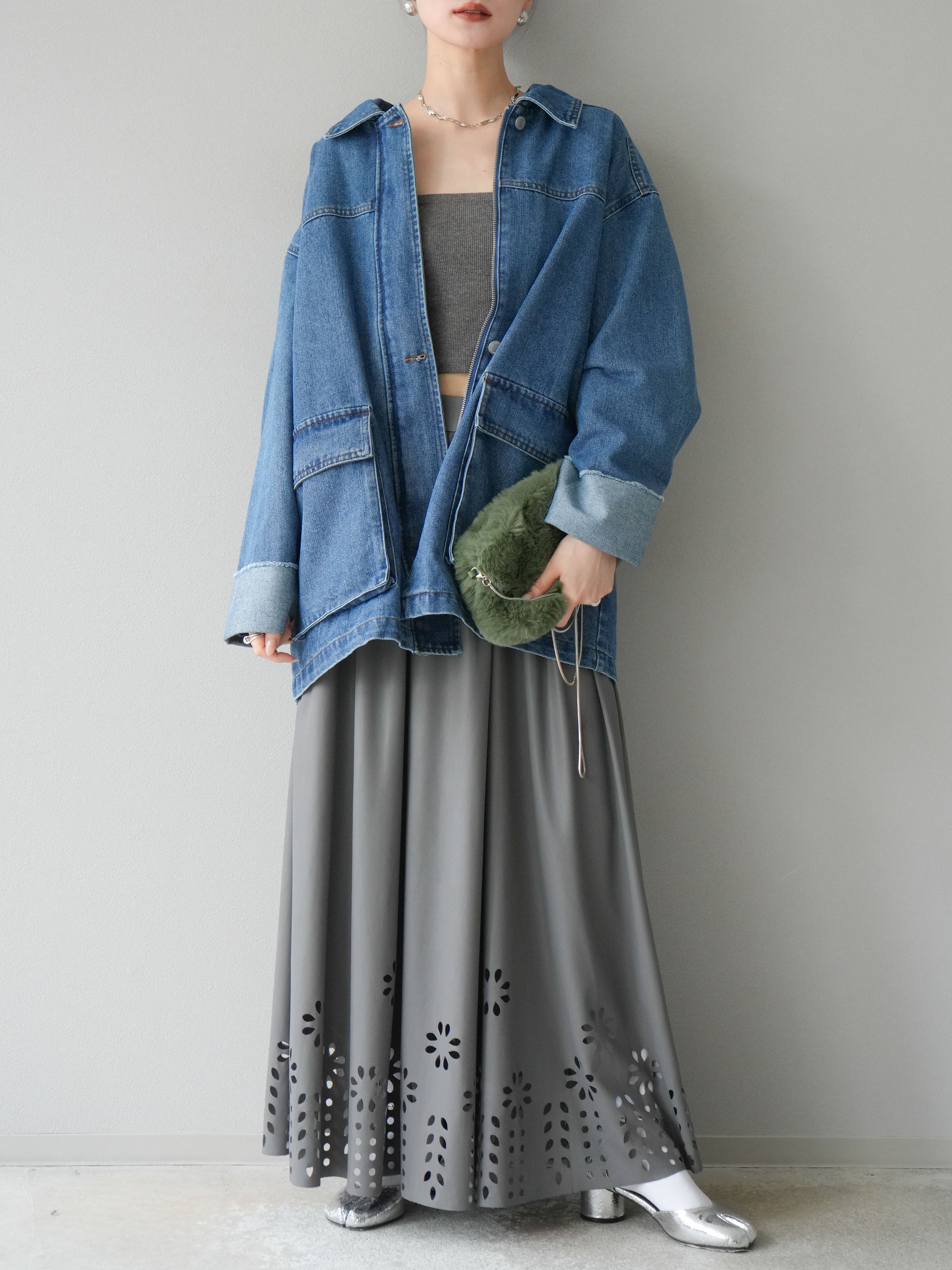 naptime デニムプルオーバージャケット naptime デニムプルオーバージャケット ナップタイム