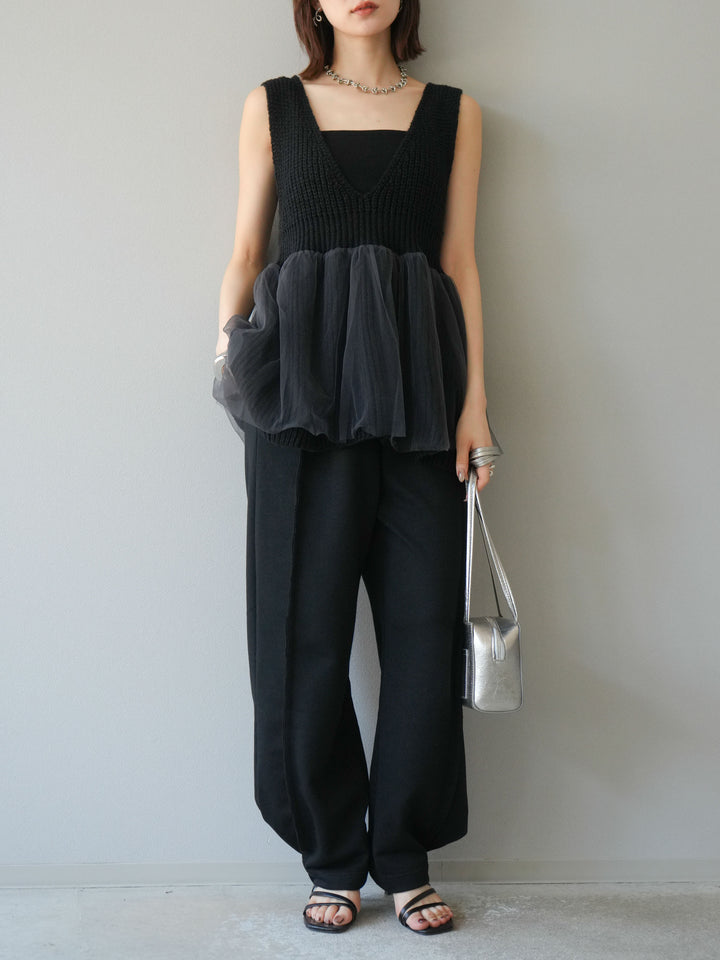 [預購] 2-Way Design 運動褲/黑色