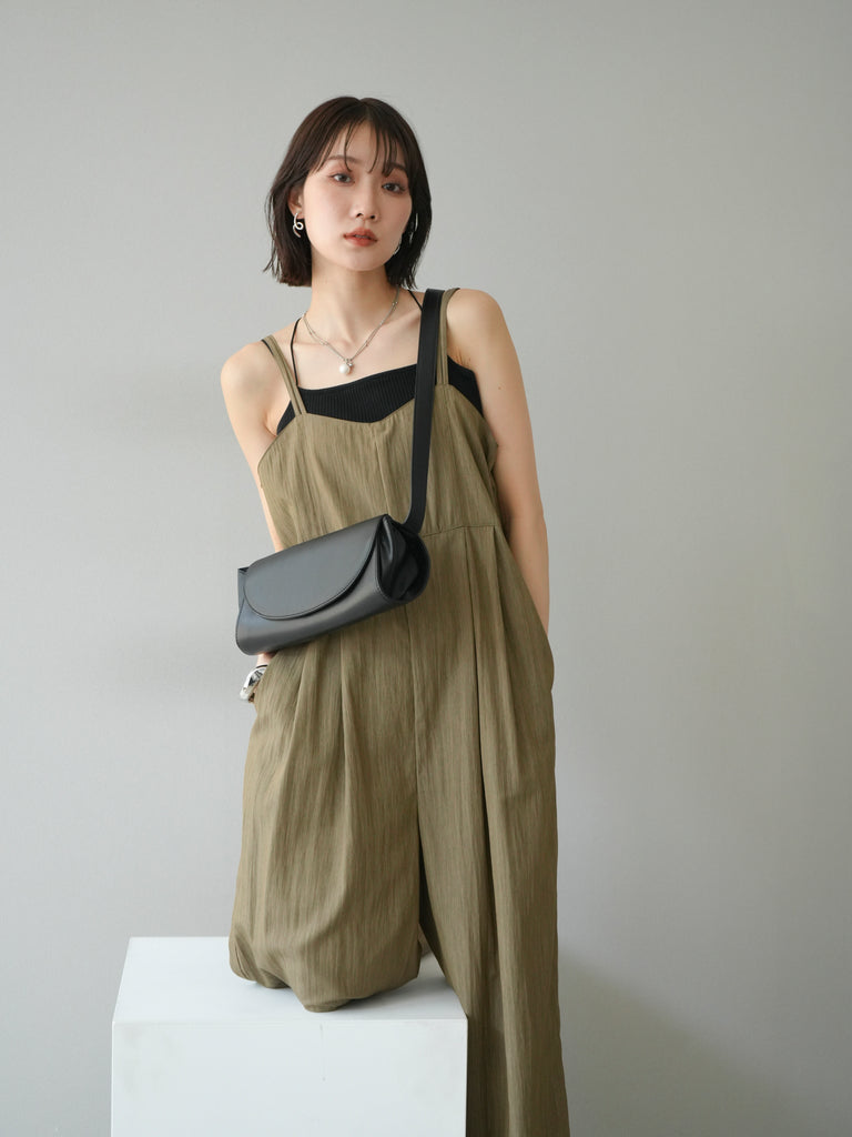 予約]フラップショルダー横長BAG /ブラック – Lumier