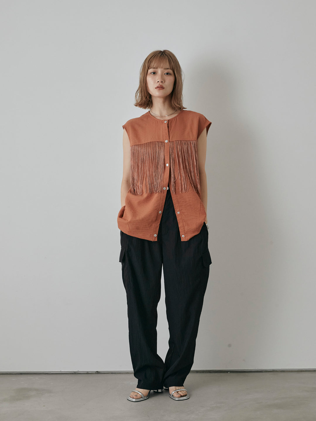 [預購] 軍裝工裝褲/黑色