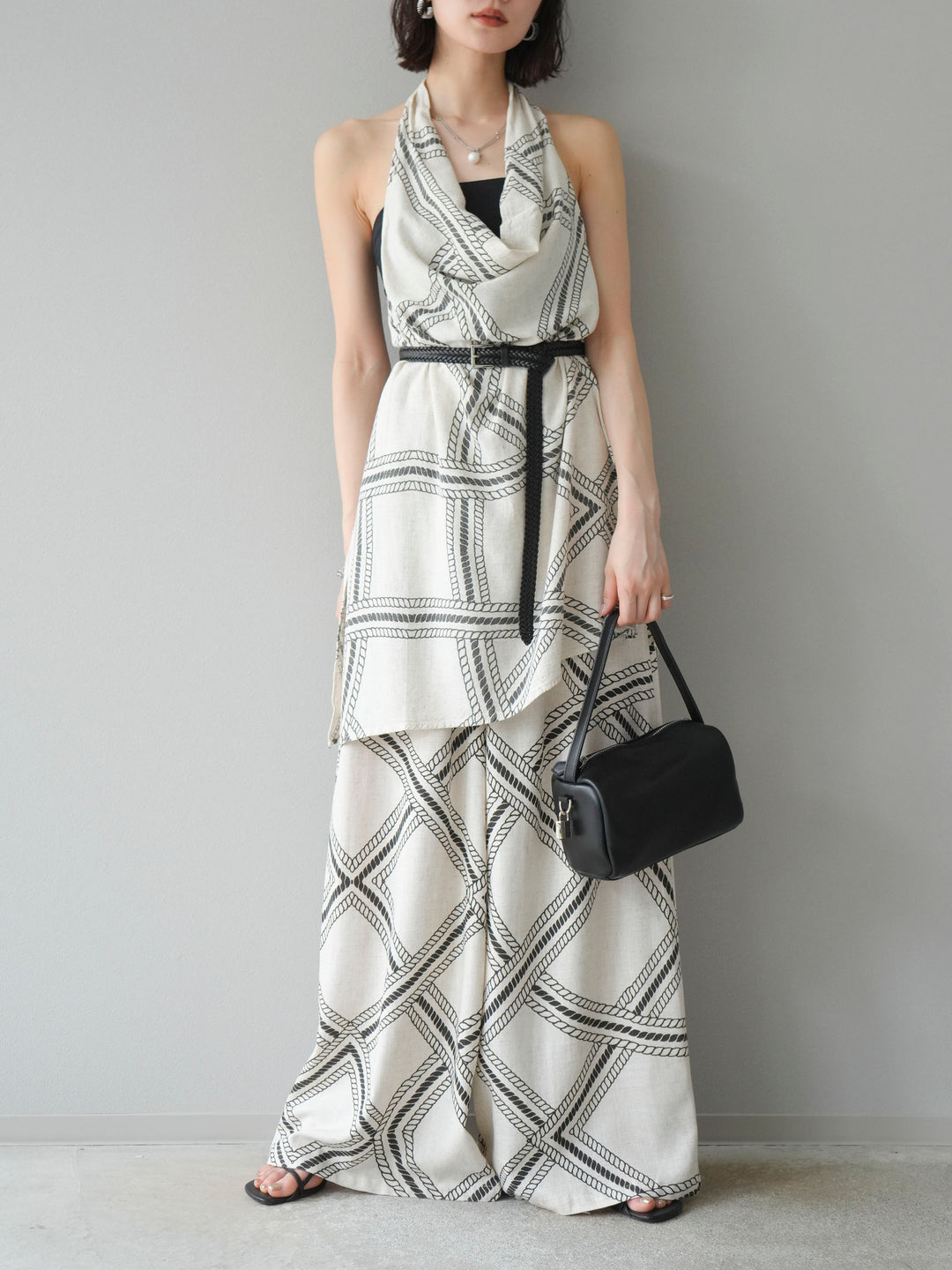 [訂位] 麻繩休閒褲/象牙白