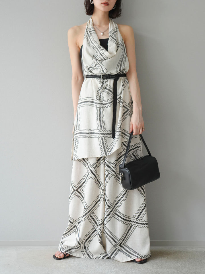 [訂位] 麻繩休閒褲/象牙白