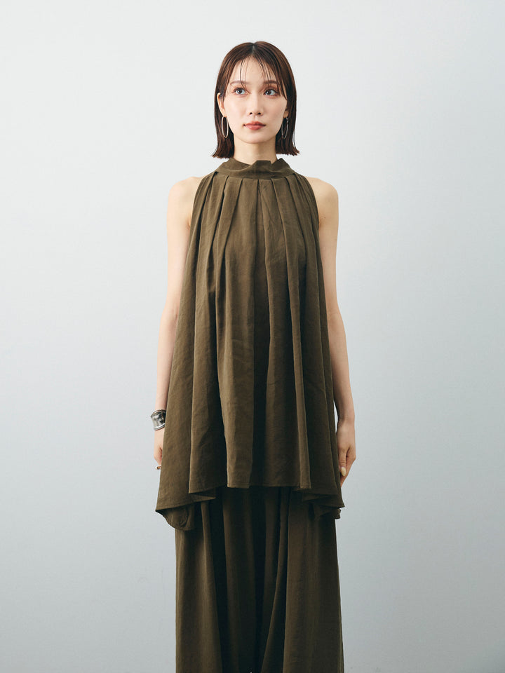 [SET] 桃色拉絨吊帶衫＆寬褲 SET UP（2 套）