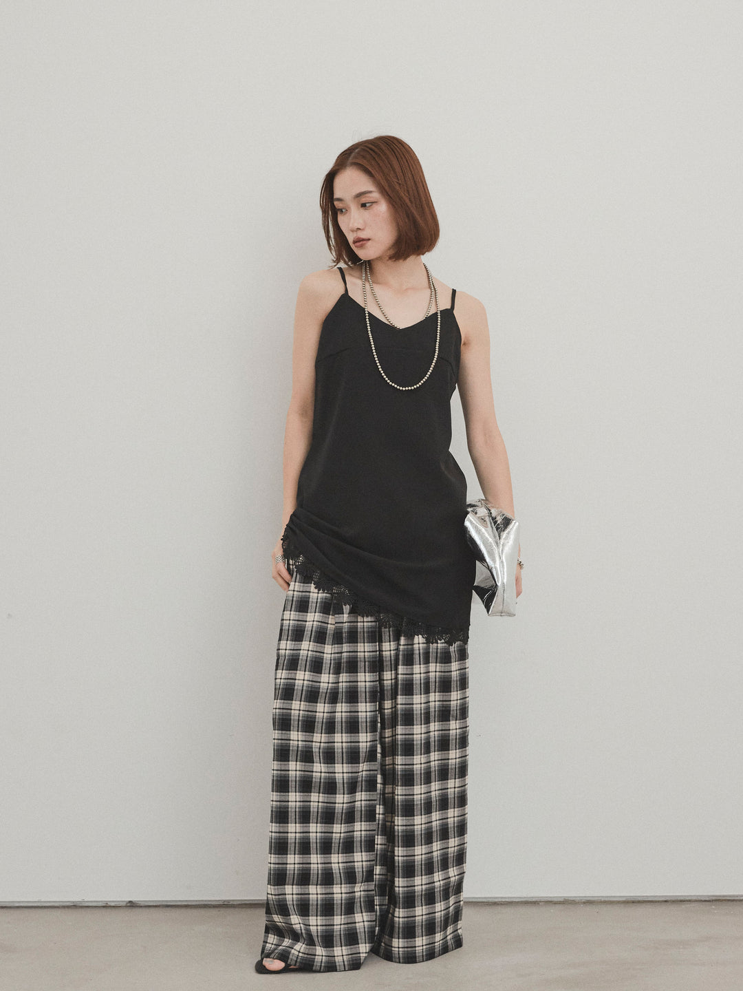 [SET]裾レース切替キャミミニワンピース+裾レース切替キャミミニワンピース(2set)