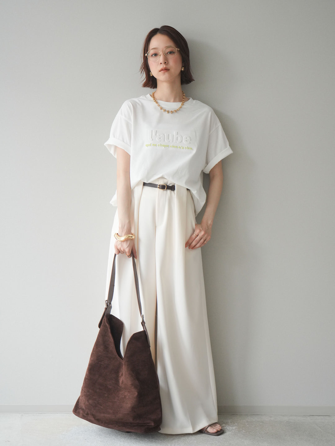 [SET]エンボスロゴTEE+選べるアクセセット(2set)