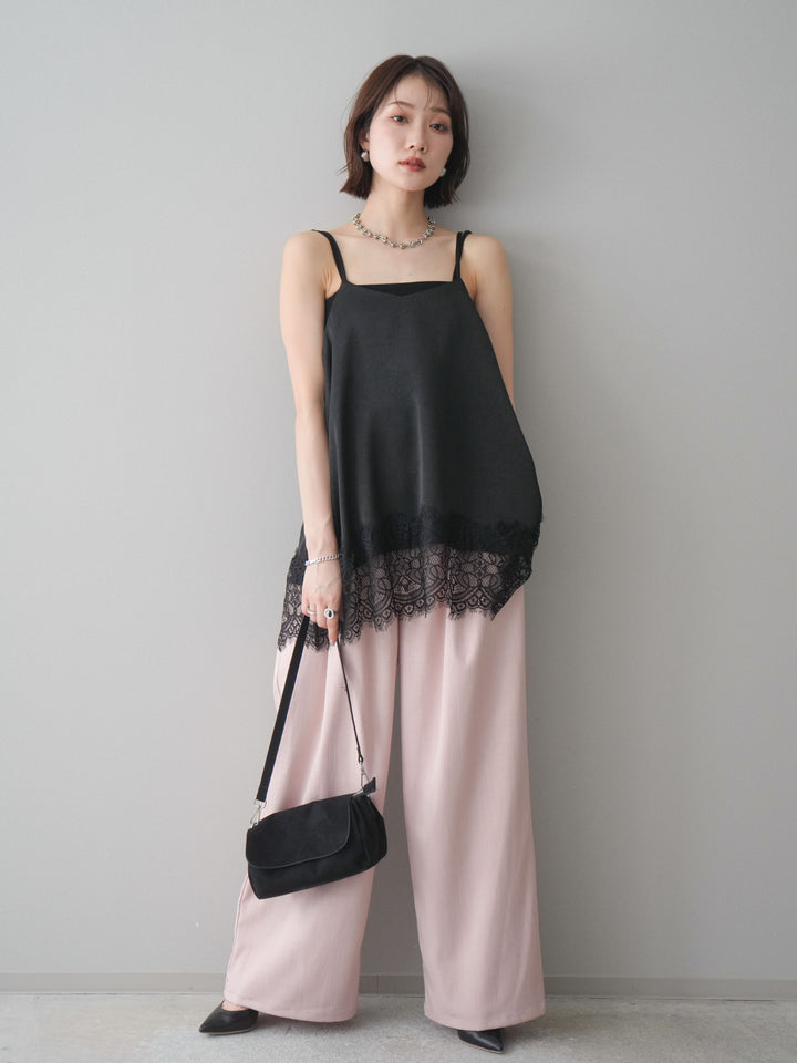 [SET]レーストリムキャミソール+レーストリムキャミソール(2set)