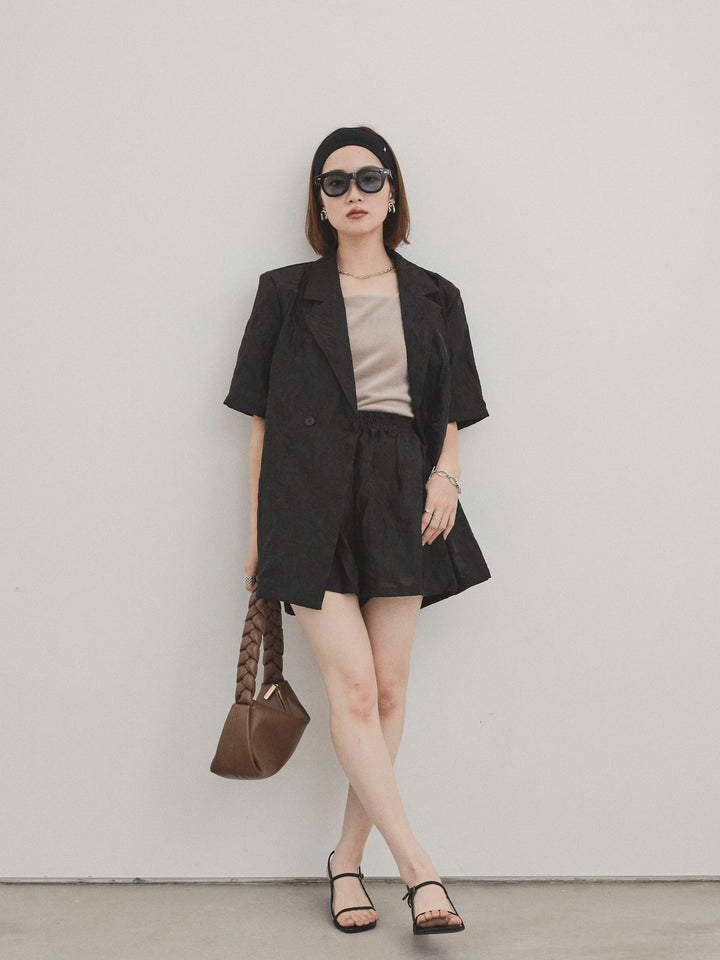 [SET]シアージャガードハーフジャケット＆ハーフパンツSET UP(2set)