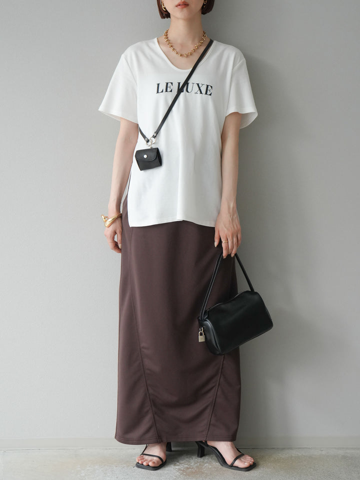 [SET] 毛衣長裙+毛衣長裙（2件套）