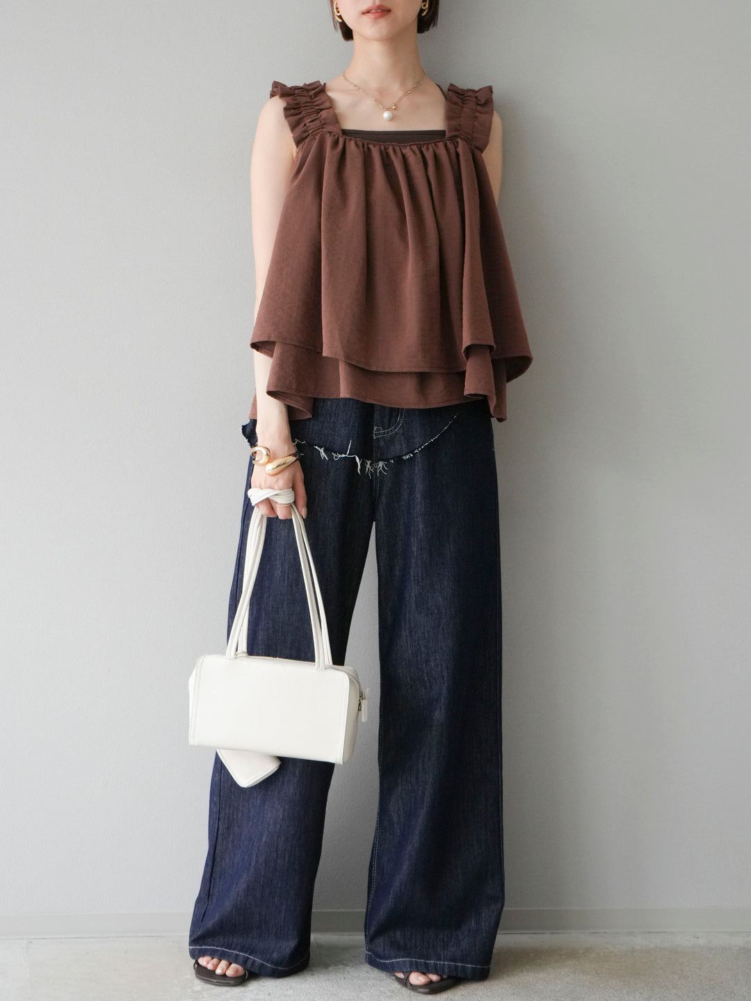 【預購】提臀牛仔褲/深藍色