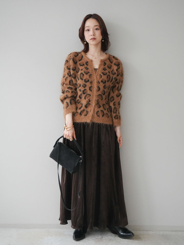 [SET]ワッシャーベロアプリーツスカート+ワッシャーベロアプリーツスカート(2set)