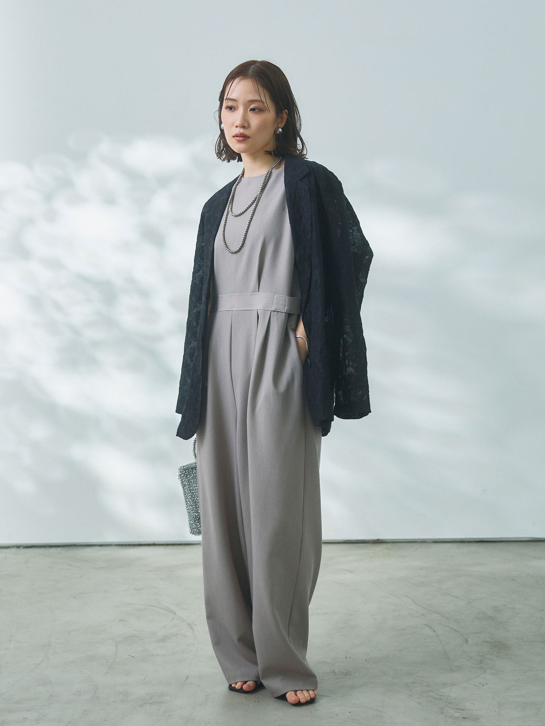 【Allure】[SET]ウエストベルトオールインワン+ウエストベルトオールインワン(2set)