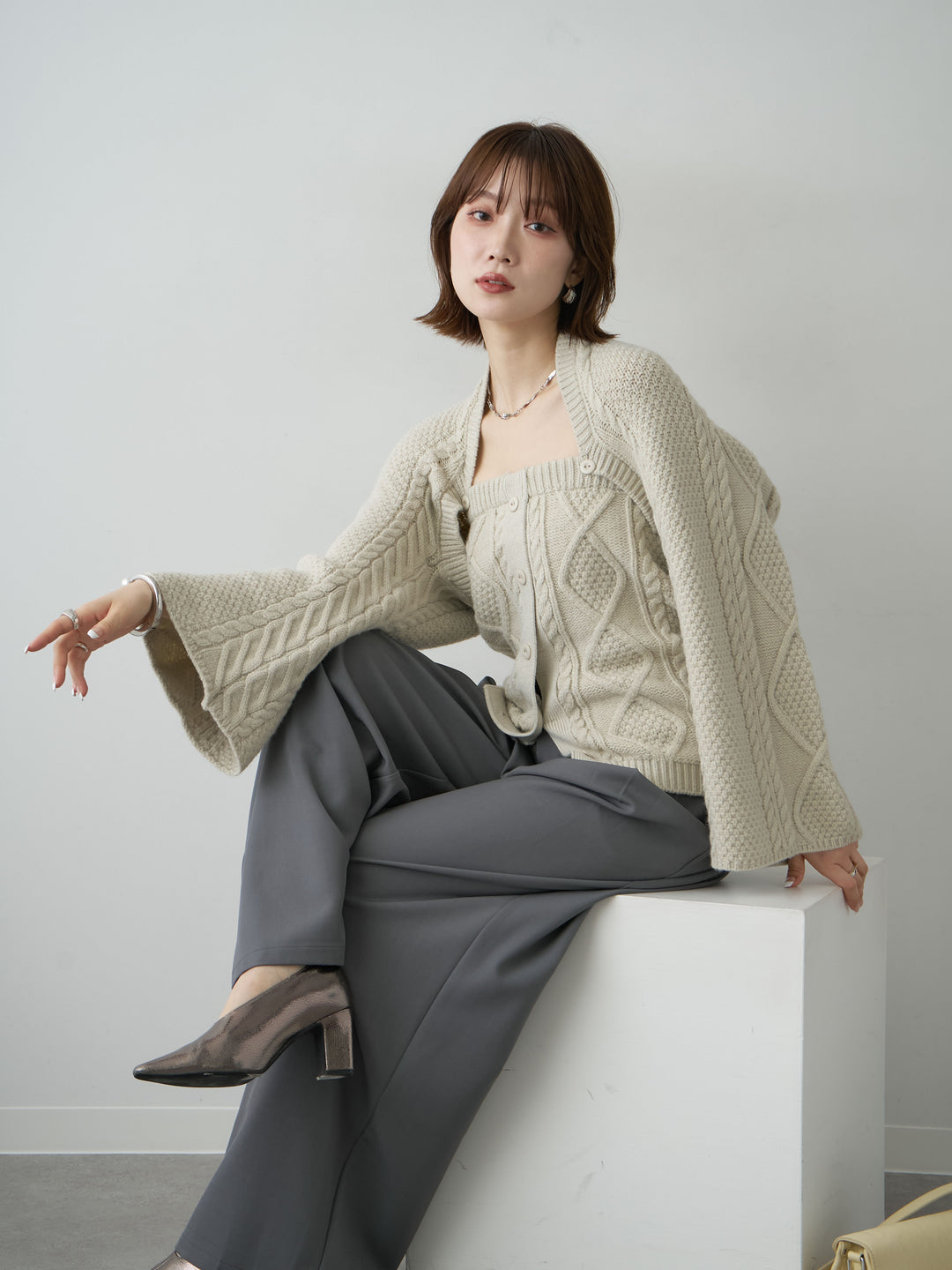 [SET]ケーブルベアトップ＆ボレロSET UP(2SET)