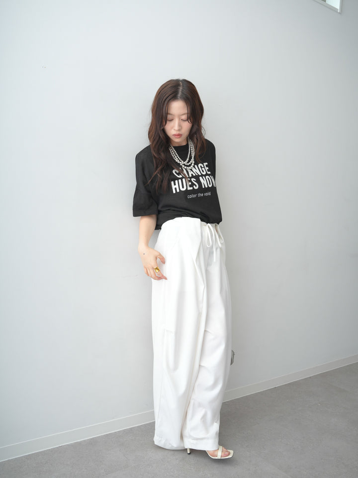[予約]シアースラブロゴワイドTEE/black