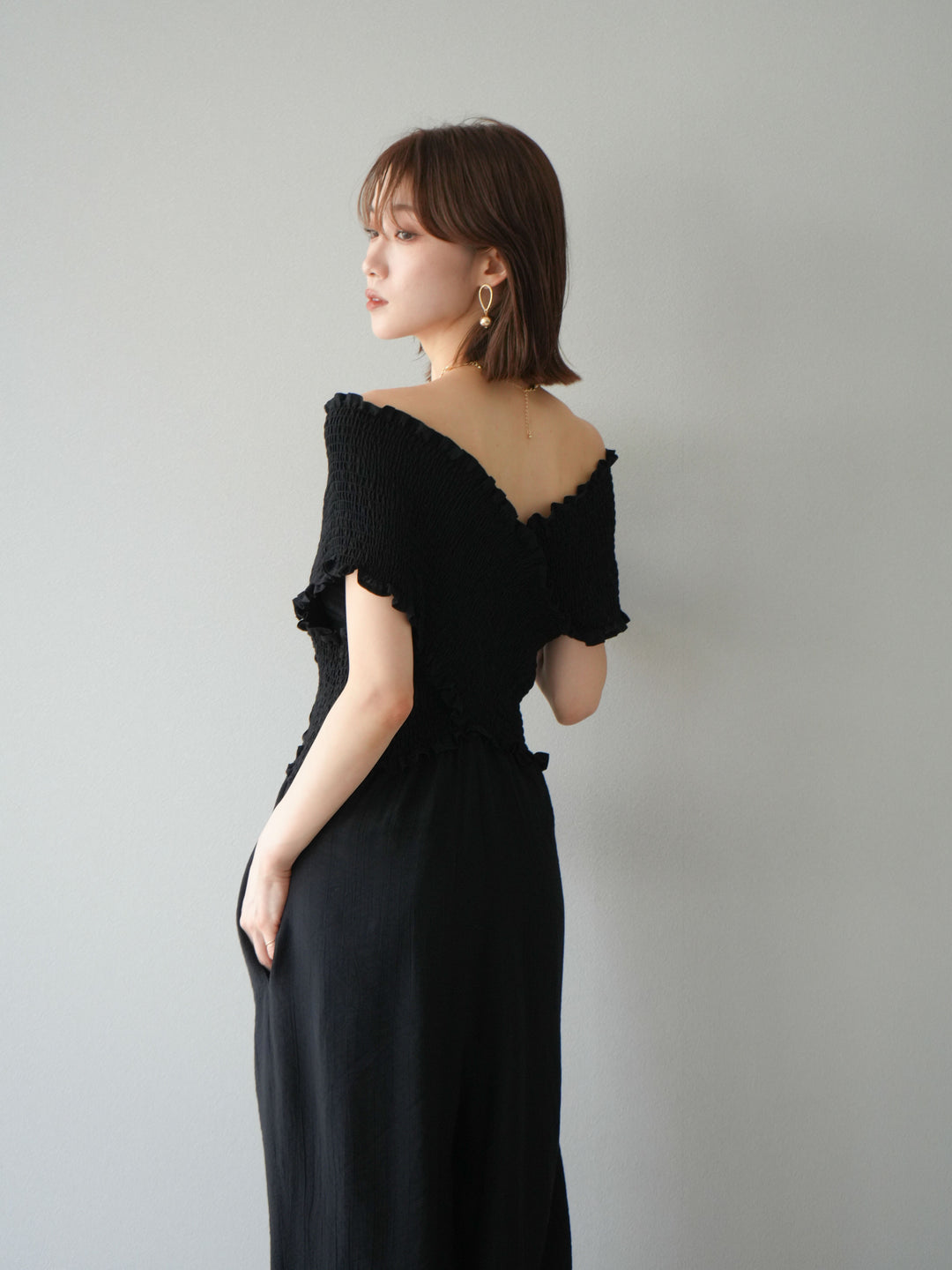 [SET]シャーリングクロスサロペット+シャーリングクロスサロペット(2set)