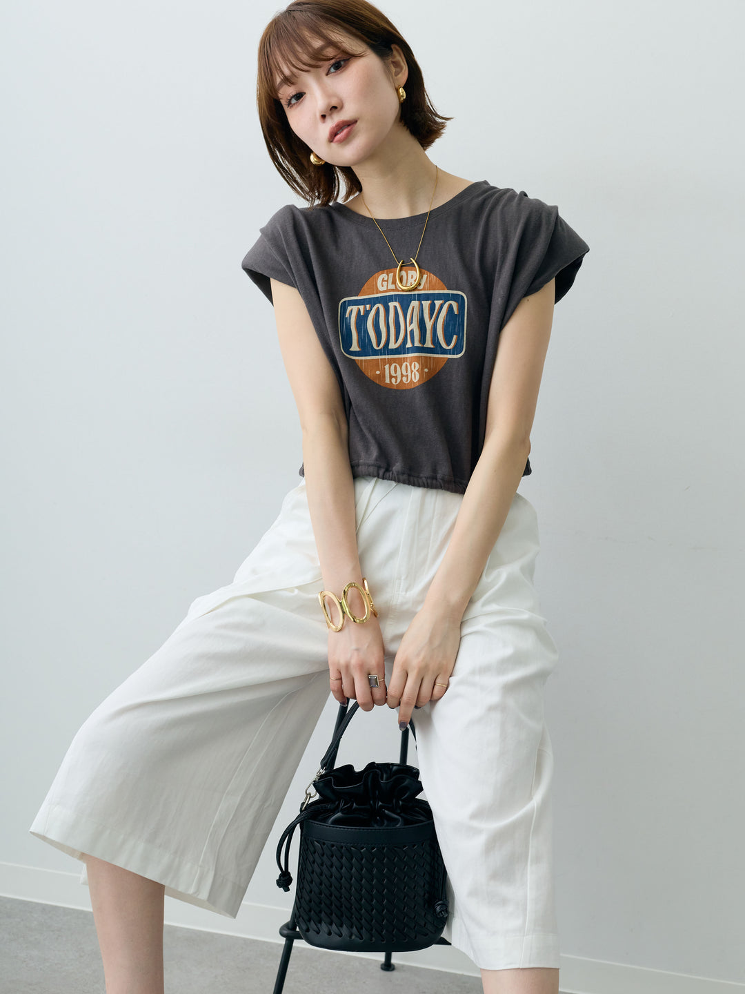 [SET]ヴィンテージロゴドロストTEE+ヴィンテージロゴドロストTEE(2set)