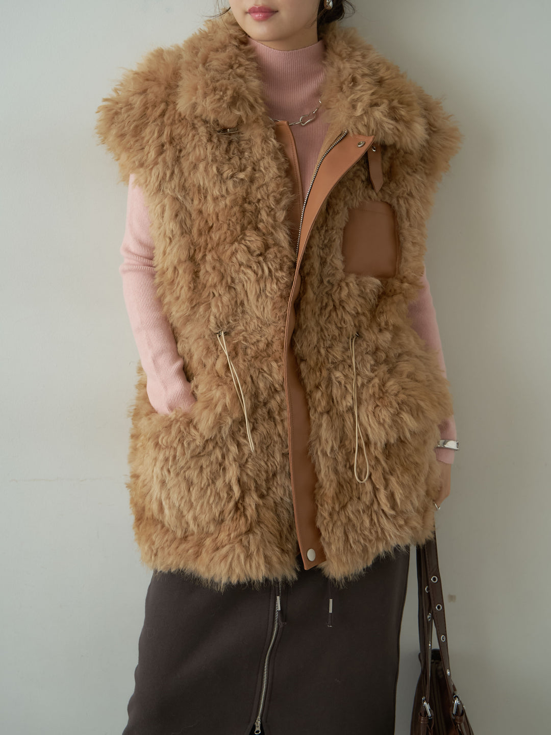 [予約]ミディアムファーベスト/camel