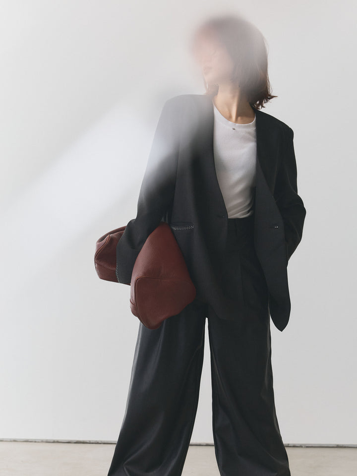 【Allure】[SET]モチーフ付Uネックシアーカットソー+モチーフ付Uネックシアーカットソー(2set)