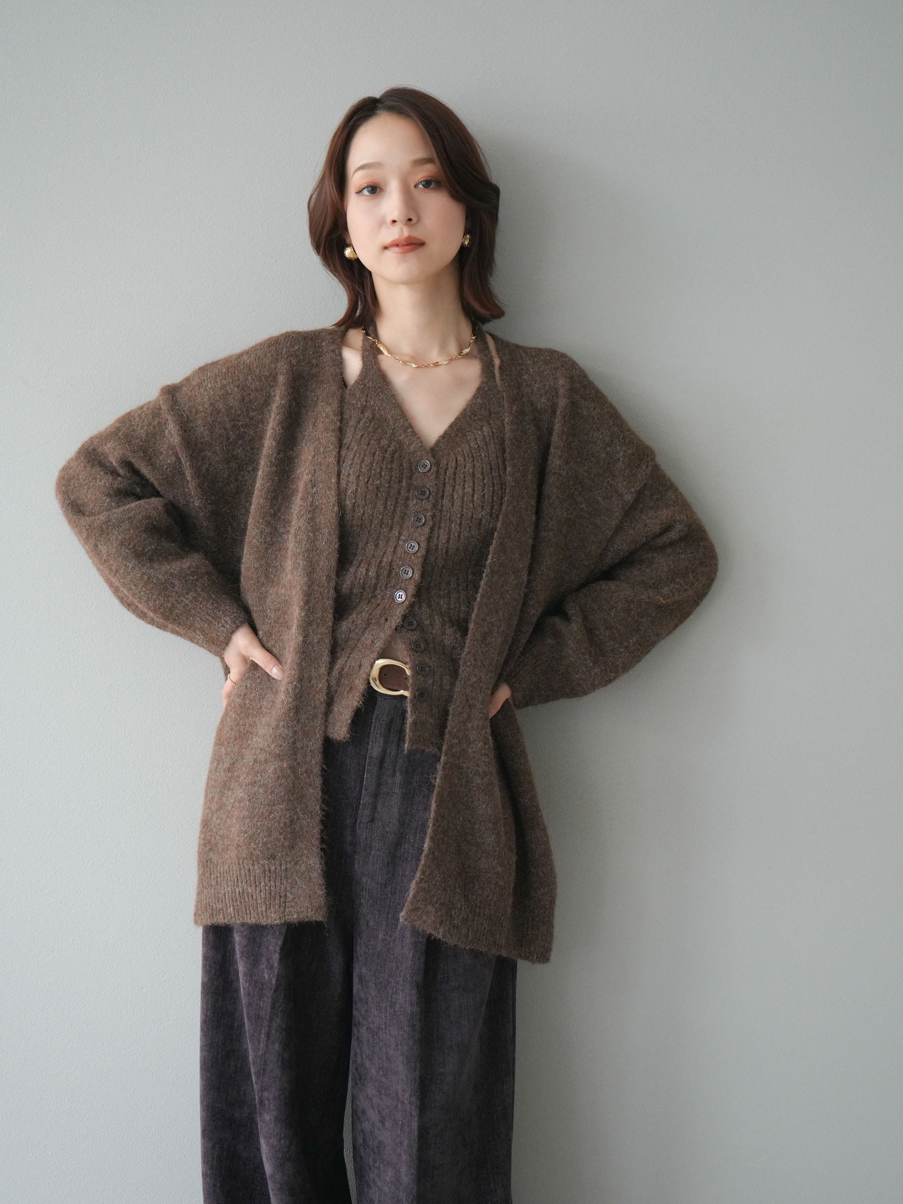 SET]アンサンブルニットカーディガン+アンサンブルニット