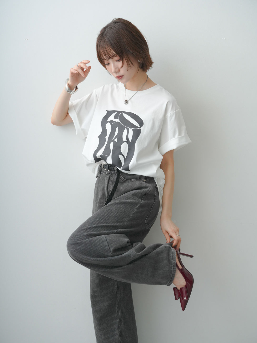 [SET]クールタッチアートロゴオーバーTEE+クールタッチアートロゴオーバーTEE(2set)