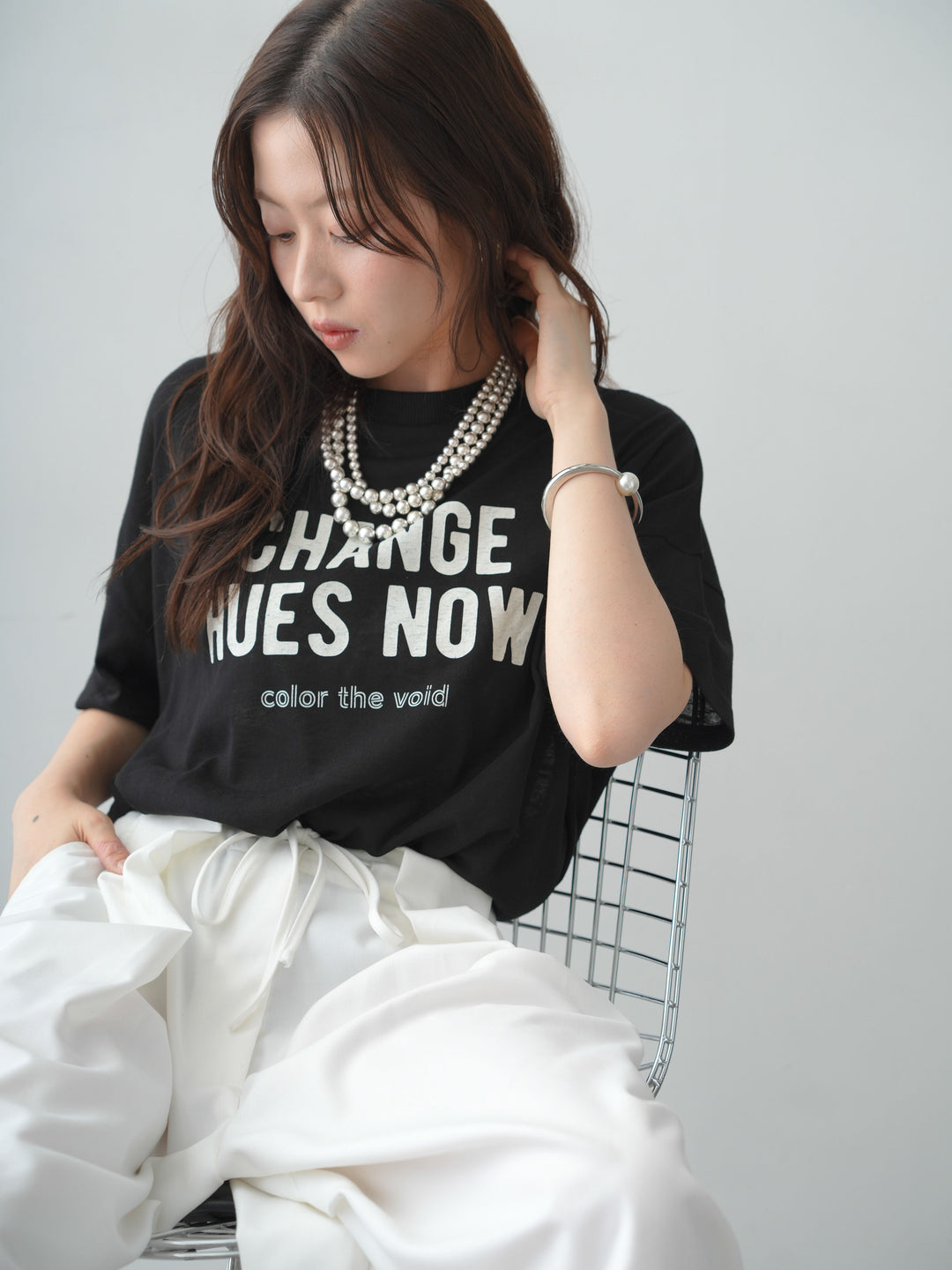 [予約]シアースラブロゴワイドTEE/black