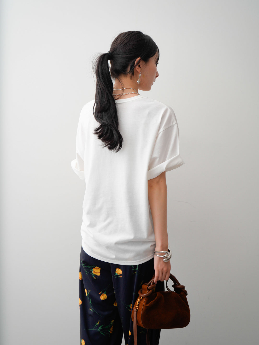 [SET]フラワーフォトTEE+フラワーフォトTEE(2set)