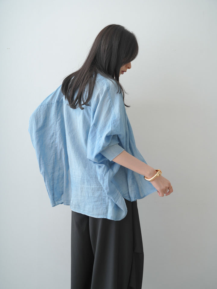 [予約]シアードルマンデニムシャツ/lightblue