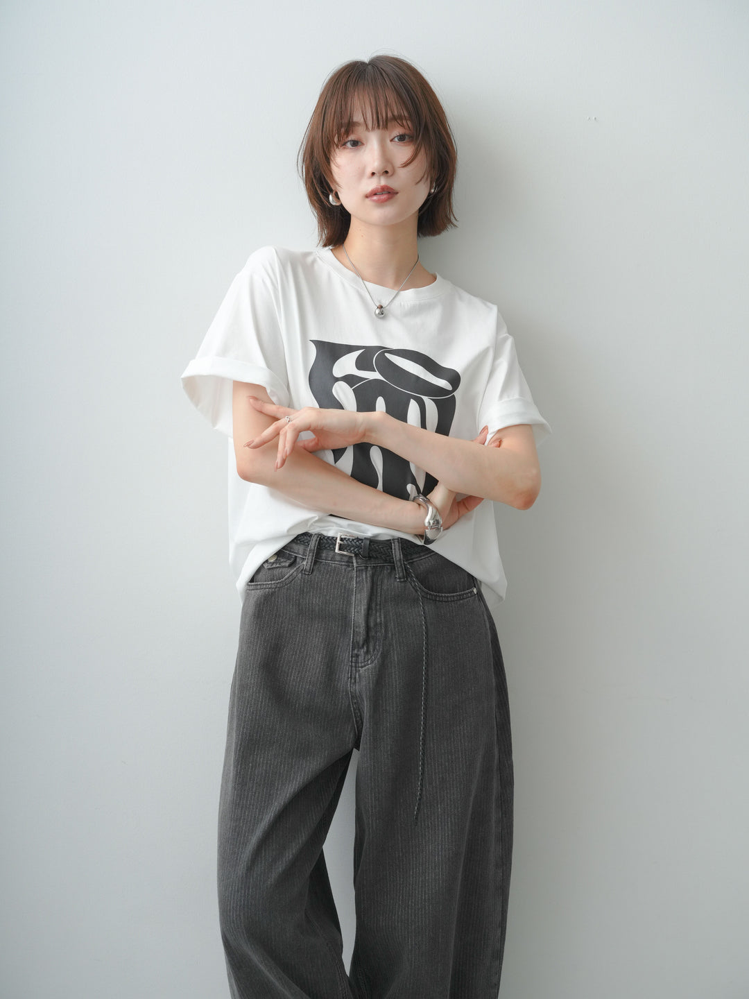 [SET]クールタッチアートロゴオーバーTEE+クールタッチアートロゴオーバーTEE(2set)