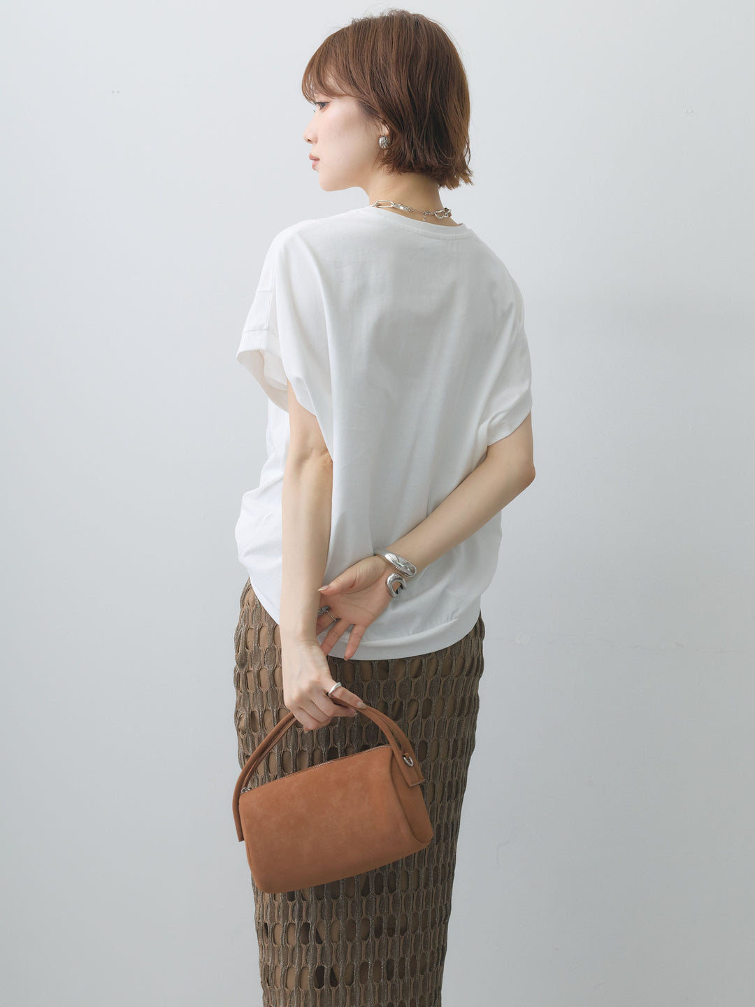 [SET]立体ロゴエンボスTEE +選べるアクセセット(2set)