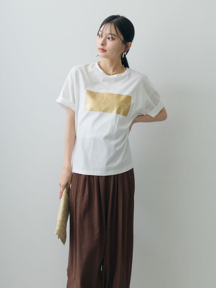 [予約]箔プリントボックスTEE/off