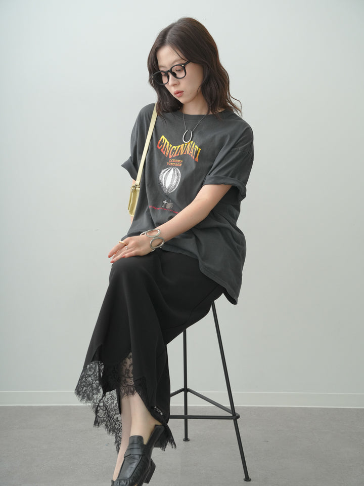 [SET]ヴィンテージライクプリントオーバーTEE+ヴィンテージライクプリントオーバーTEE(2set)