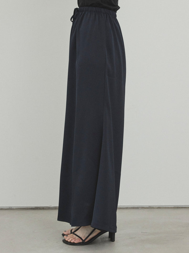 [予約]リラックスナロースカート/ネイビー