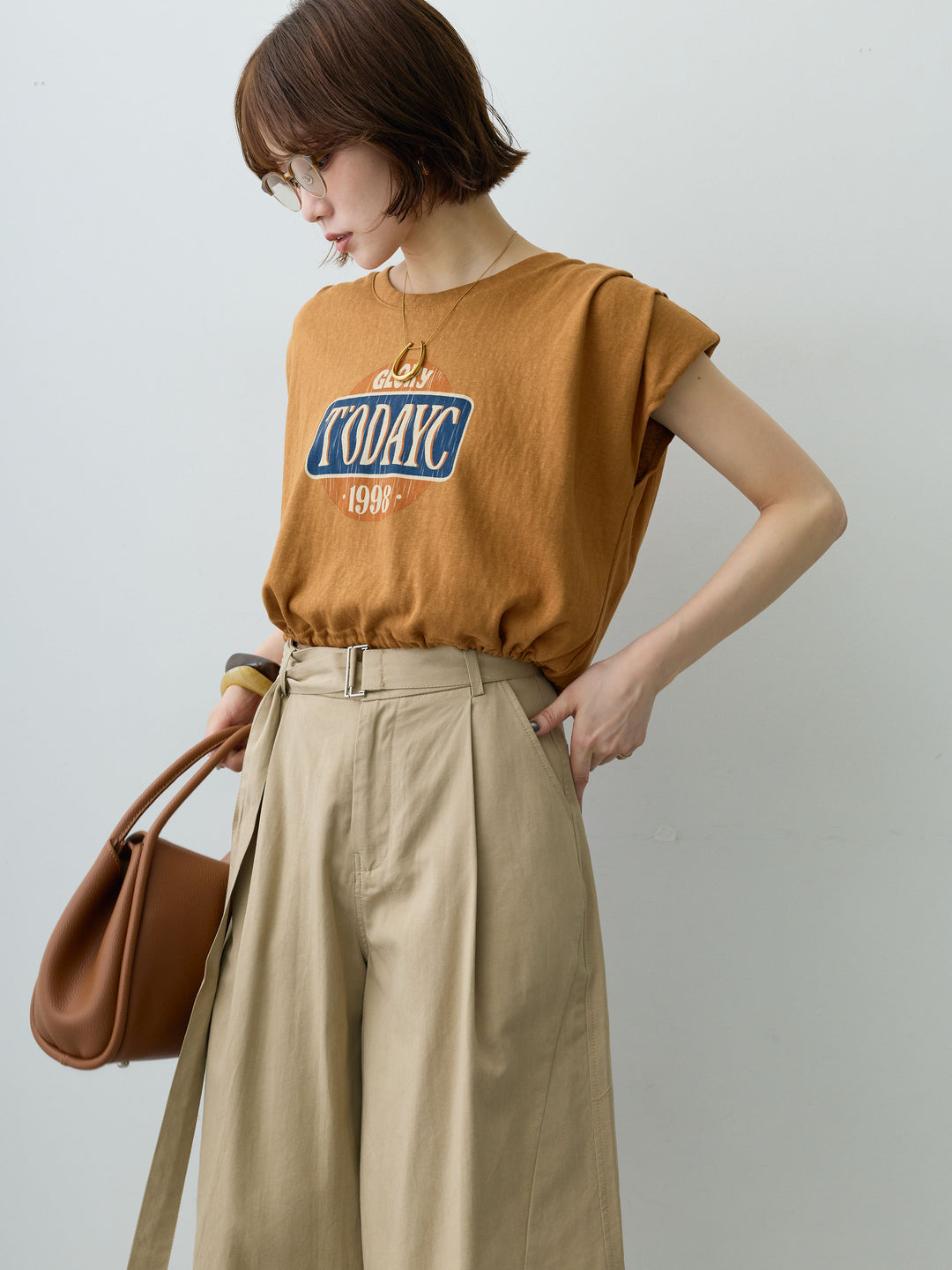 [SET]ヴィンテージロゴドロストTEE+選べるアクセセット(2set)