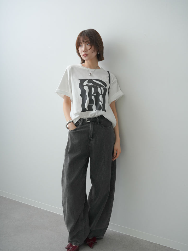 [SET]クールタッチアートロゴオーバーTEE+クールタッチアートロゴオーバーTEE(2set)