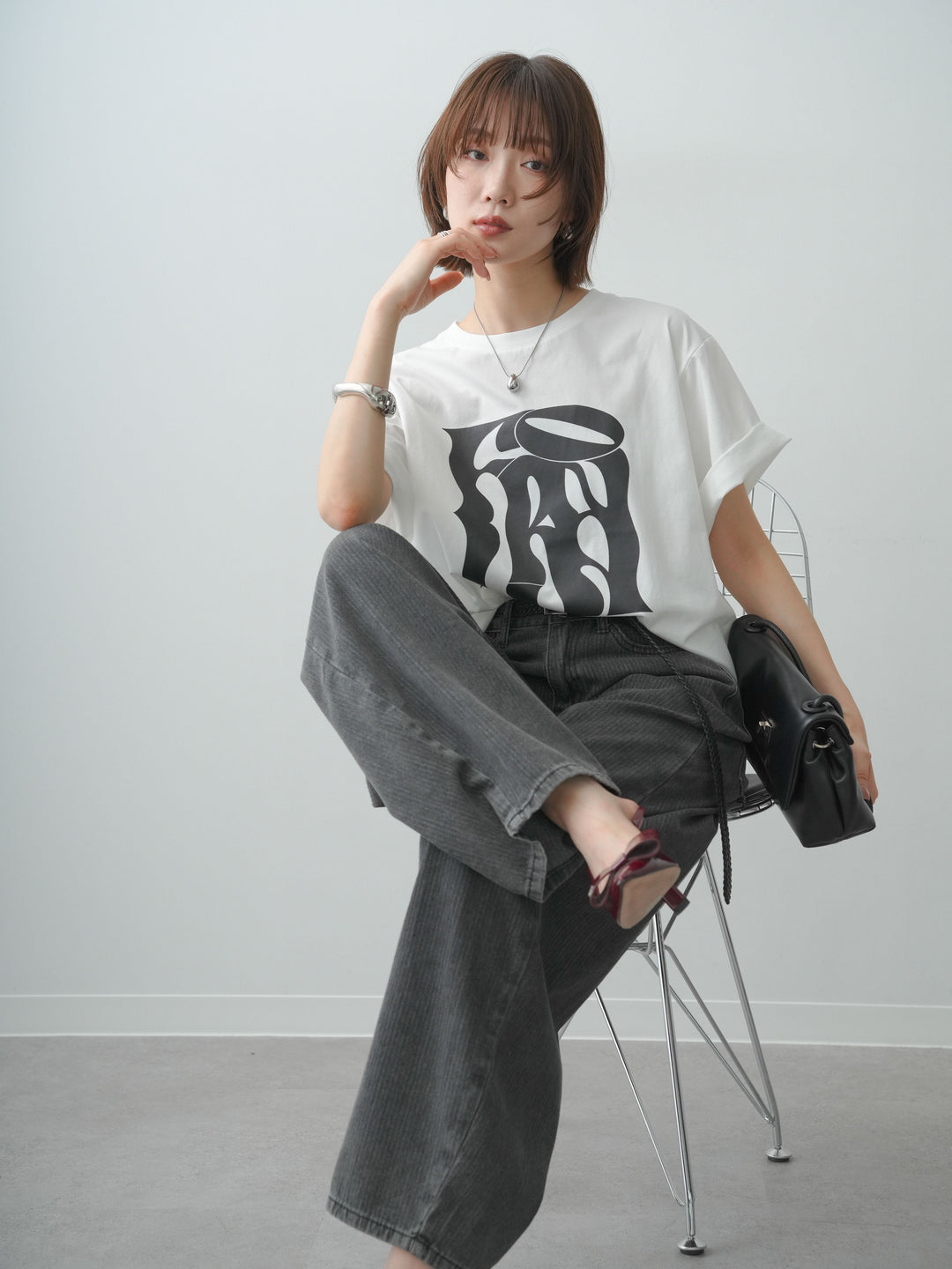 [SET]クールタッチアートロゴオーバーTEE+クールタッチアートロゴオーバーTEE(2set)