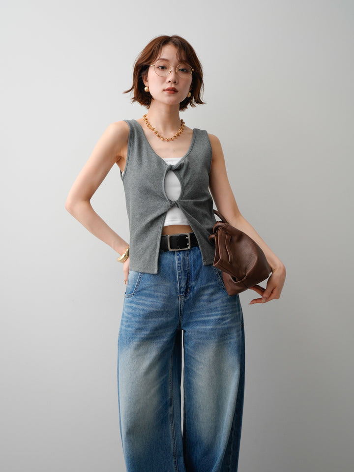 [SET]ツイストタンクトップ+ツイストタンクトップ(2set)