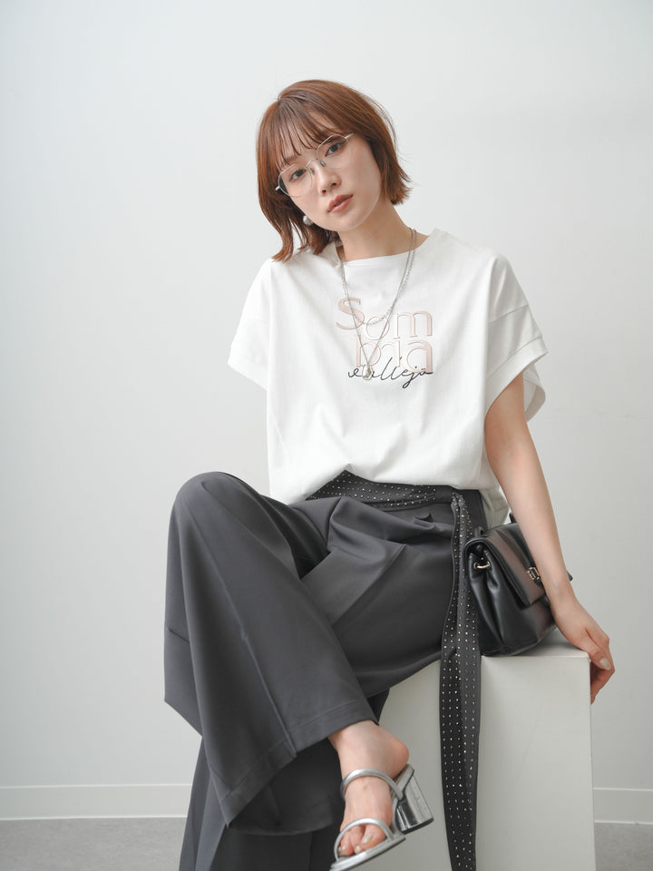[SET]立体ロゴエンボスTEE +立体ロゴエンボスTEE (2set)