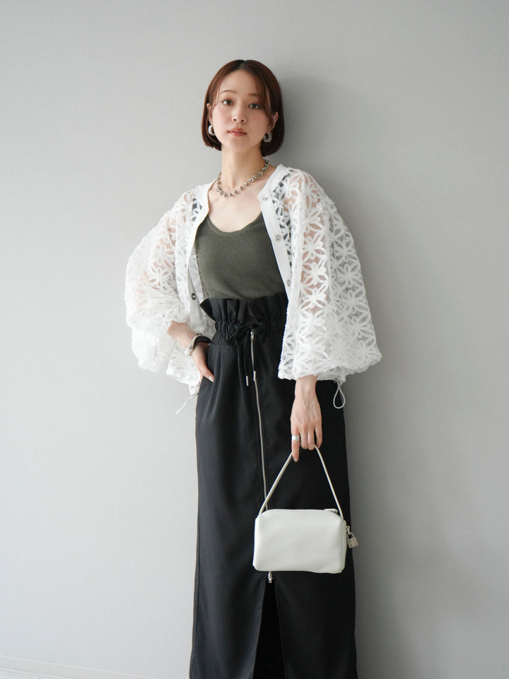 [套裝] 蕾絲透明上衣 + 選配配件套裝（2 套）