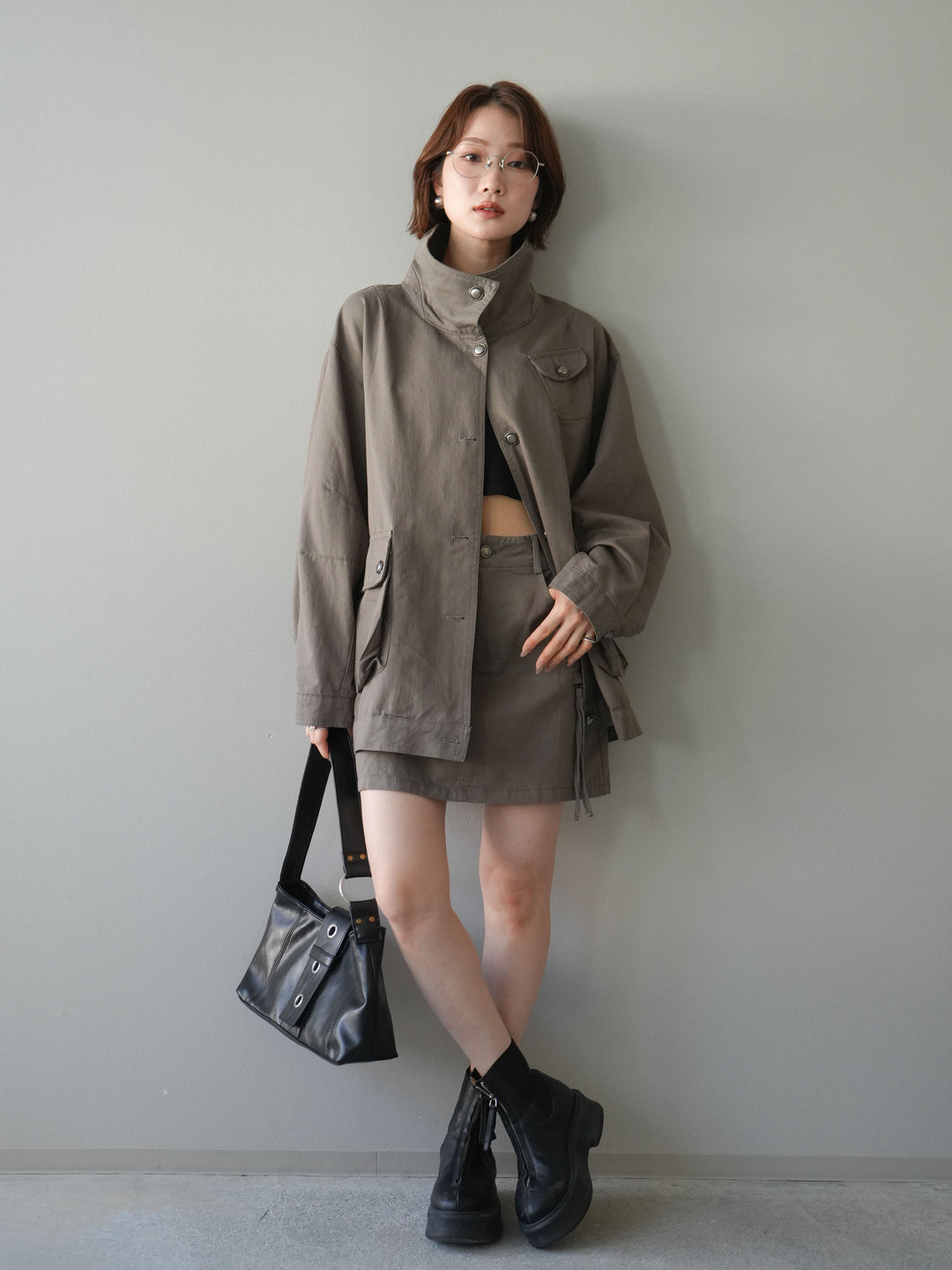 【套裝】立領工作服 + 選配配件套裝（2 套）