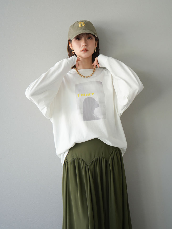 [予約]ウーマンプリントBIGロンT/オフ3