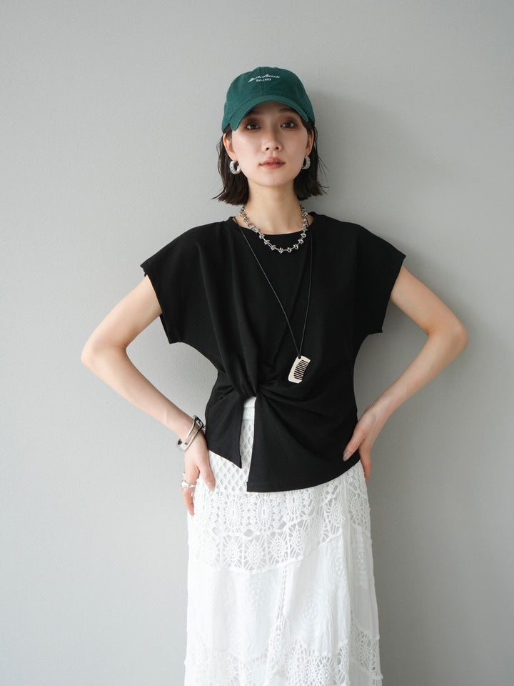[SET]カシュクールTシャツ＆コームネックレスSET +カシュクールTシャツ＆コームネックレスSET (2set)