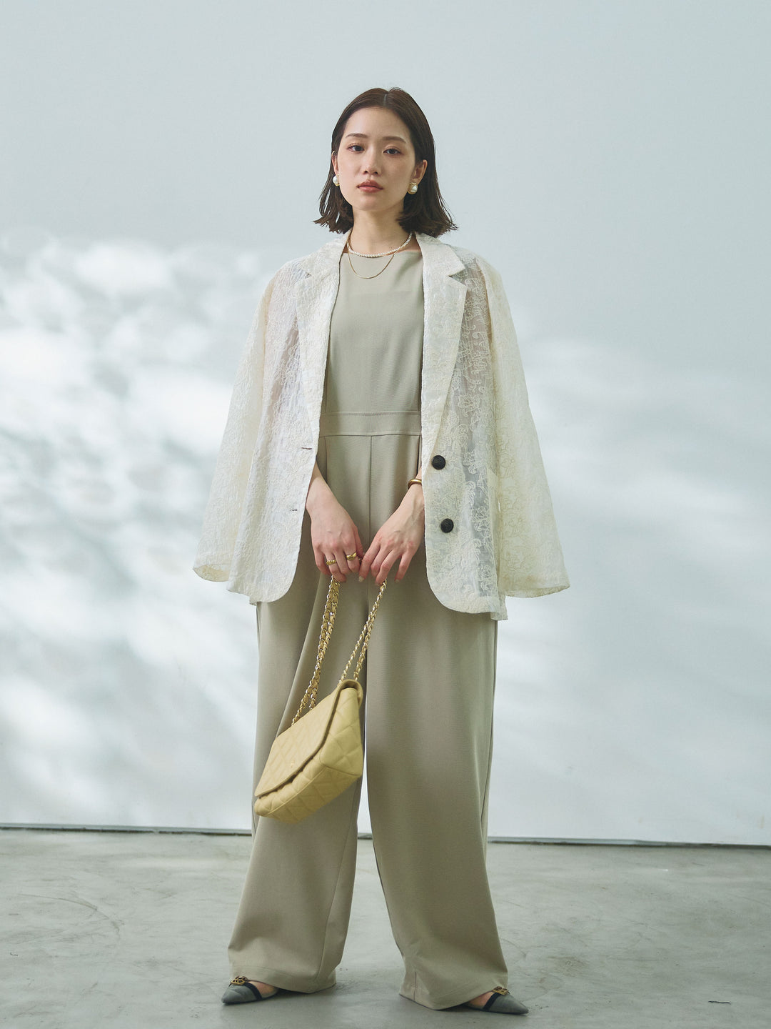 【Allure】[SET]ウエストベルトオールインワン+ウエストベルトオールインワン(2set)