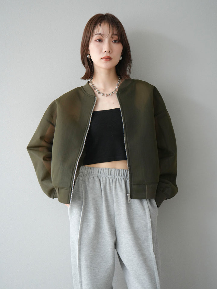 [予約]シアーダンボールボリュームスリーブMA-1/カーキ