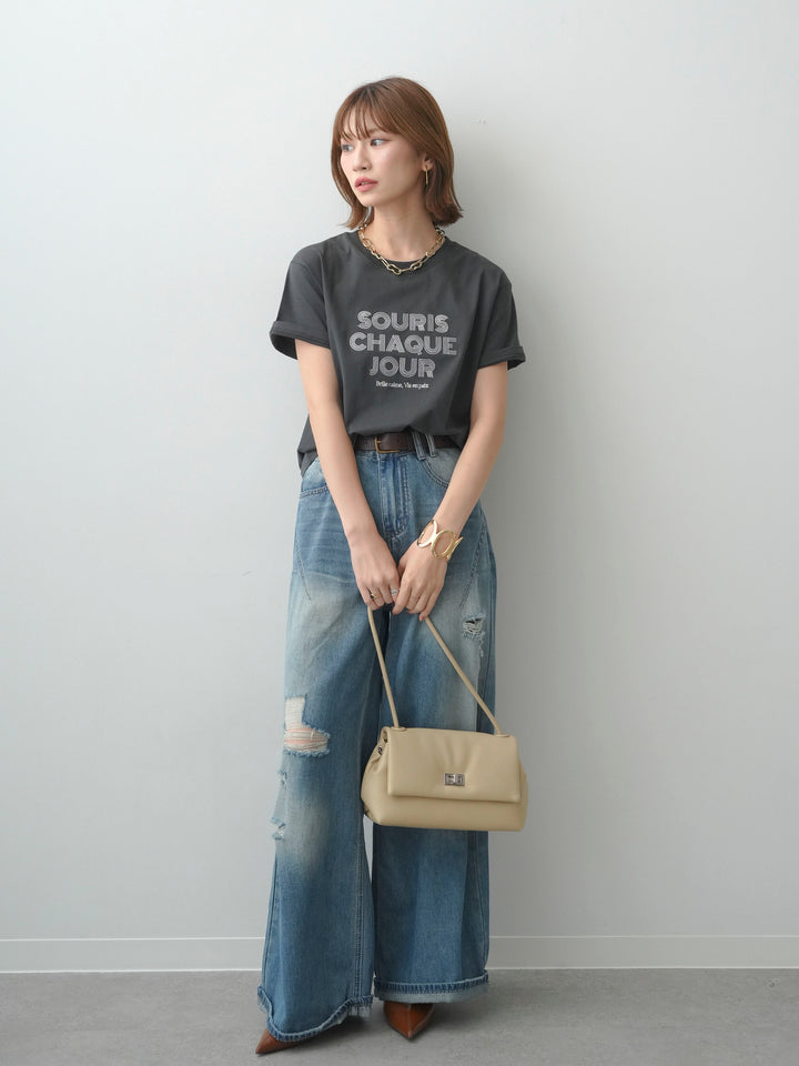 【套裝】Logo刺繡T卹+Logo刺繡T卹（2件組）