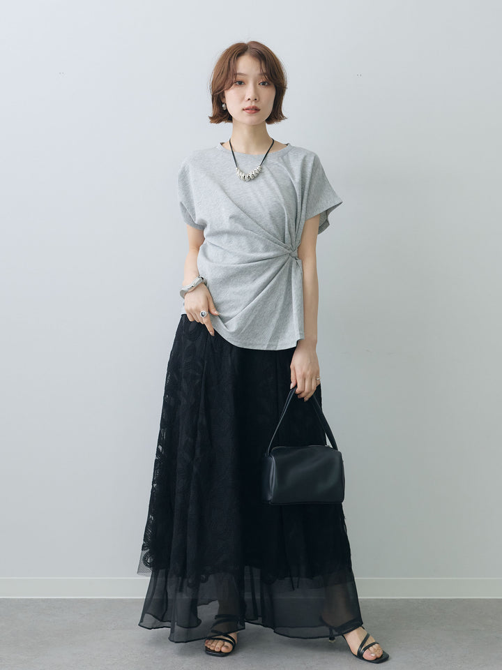[SET]サイドノットTEE+選べるアクセセット(2set)