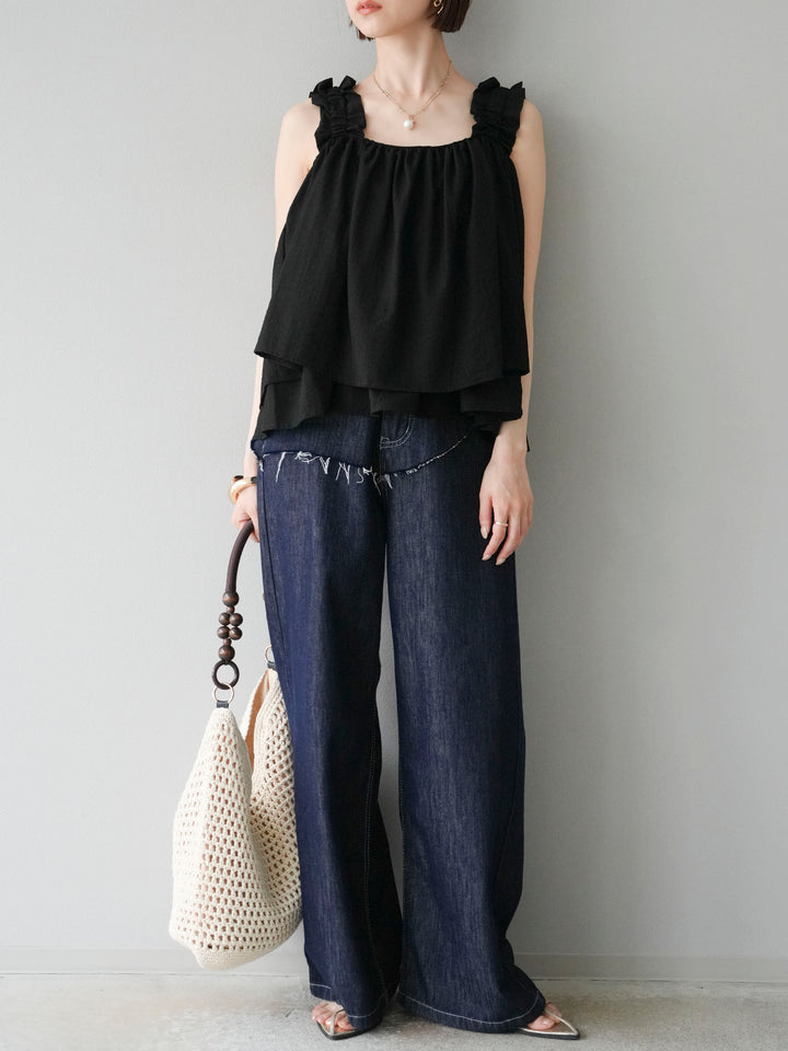 【預購】提臀牛仔褲/深藍色