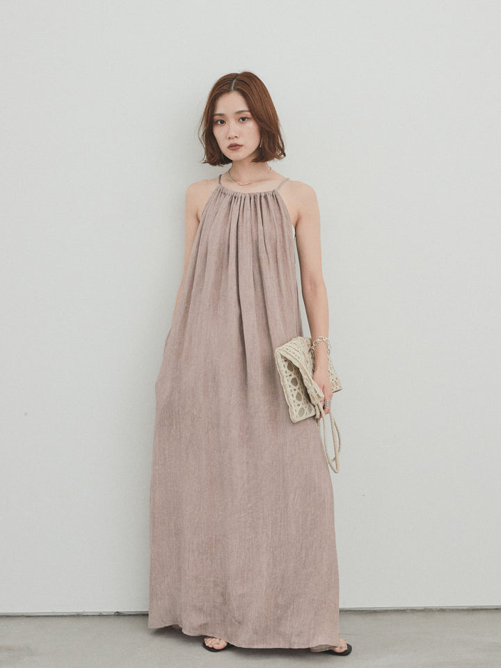 [SET] 不規則染色吊帶裙 + 不規則染色吊帶裙 (2 件套)