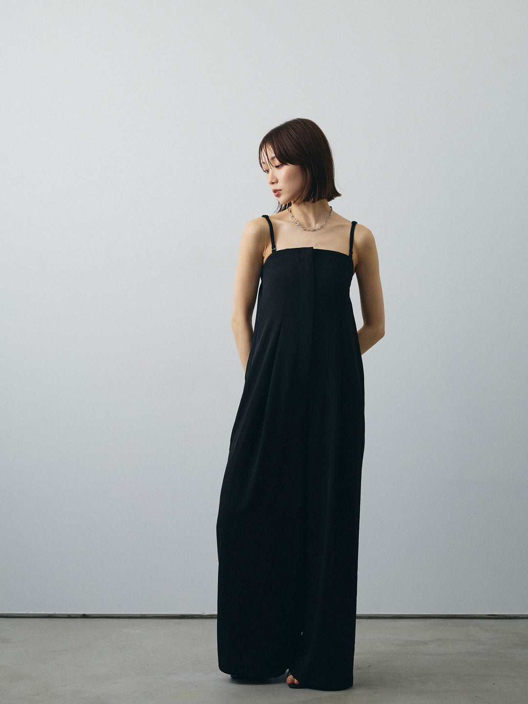 [予約]ベアキャミロンパース/ブラック